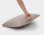 wool travel pillow with handle